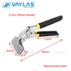 accessories Sheet Metal Hand Seamer 3 Inch 6 Inch Straight Jaw Manual Metal Bender Tool Offset Handle Hand Seamer Folding Bending Pliers