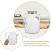 Dinnerware Sets Tea Jug Milk Container With Lid Small Pitcher Glass Jugs Lids For Fridge Loose Leaf Kettle Pitchers Water Drink