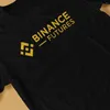 Heren T-shirts Futures T-shirt voor mannen Binance Kleding Mode Polyester Shirt Homme