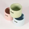 Vazen Nordic Glad Macaron Vlezige Bloempot Eenvoudige Plant Desktop Cement Pot Ronde Kleine Groothandel