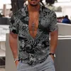 Camisas informales para hombre, Camisa hawaiana para hombre, camisetas cortas para vacaciones en la playa, blusa de verano 5xl, camiseta de gran tamaño, ropa para hombre, Camisa con estampado 3D