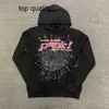 Örümcek Hoodies Tasarımcı Mens Kazak Kırmızı SP5der Young Thug 555555 Melek Erkekler Kadın Hoodie İşlemeli Web Sweatshirt Joggers Boyut S/M/L/XL 131