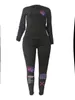 Survêtements grande taille pour femmes LW Survêtement Coeur Lettre Imprimer Pantalon Ensemble Deux Pièces Ensembles À Manches Longues Hoodies Mode Hiver Sportswear 230721