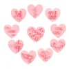 Baking Moulds 3D Cookie Cutters For 10pcs Conversation Hearts Romantic Proposal Party