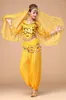 Abbigliamento da palestra 4 pezzi/set Costumi di danza del ventre da donna per Lady Oriental Egypt Dancing Adult Bollywood Performance Stage Suit