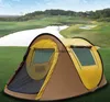 Jogue tenda pop-up 2-3 pessoas abrigos automáticos ao ar livre Camadas duplas Grande família Barracas à prova dwaterproof água camping caminhadas abrigo de dossel