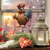 Décorations De Noël Décor De Jardin De Vacances Pendentif De Poulet Décoration Acrylique Festive Pour Une Maison Joyeuse En Plein Air