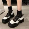 Kleding Schoenen Dames Schoenen Mary Jane Dames Pompen Casual Platform Zwart Wit Veelzijdige Uniform Student Schoenen Hoge Kwaliteit Lolita Schoenen 230721