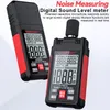 Noise Meters Noise Measuring Instrument Handheld db Meter 30~130dB Audio Sound Level Meter Mini Decibel Monitor LCD Digital Display HT602A 230721