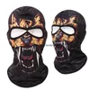 Utomhuscykling 3D Animal Head Mask Tactical CS Army Full Face Protectivel Balaclava Cap Hunting Airsoft Hjälm Liner Hat