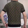 Magliette da uomo 2023 Estate Lettere di giunzione a colori a contrasto Camicia da uomo T-shirt a maniche corte in maglia traspirante Social Club Abiti T-shirt con scollo a V