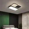 Lustres Lumières Moderne Noir Blanc LED Pour Chambre Étude Salon Intérieur Luminaire Luminaires Déco Lampes Dimmable