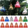 Weihnachtsdekorationen, 6 Stück, kreativer Baum-Anhänger, auffällige, exquisite Geschenktüte, Fenster-Hängedekoration