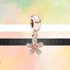 925 Silver Fit Pandora Charm 925 Bracelet Shining Airplane Earth Flowers Charms Set 925 Silver Beads Charms Fit Pandora Charm