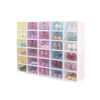 Shoes Boxes Set Multicolor Foldable Storage Plastic Clear Home Shoe Rack Organizer Stack Display Box 22 H1203M