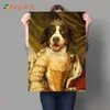 Cute Pet Photo Canvas Painting Elegant Animals Vintage Poster Gift Wall Art Immagini a parete per soggiorno Decor Pet Lover Gift w06