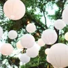 Machines 10 stks Chinees Wit Elegant papier Lantaarn Verjaardag Wedding Party Decor Diy Lampion Hangende Lantern Ball Festival Decor Supplies