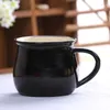 Tasses rétro créatif en céramique tasse Pot ventre tasse lait petit déjeuner café couleur glaçure intérieur bureau amusant cadeau