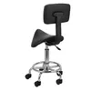 Sella girevole idraulica regolabile Sgabello Spa Salon Rolling Chair con schienale2276