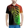 Chemises décontractées pour hommes Polynesian Tonga Hawaii Fidji Guam Samoa Pohnpei Tribal Tattoo Feather Prints Clothes Suits Couple Family Party Dress