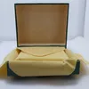 Совершенно новый 116610 116660 GMT Luxury Green Original Box Wood Watch Box Card Card Box Case Sport