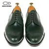 Brogue derby Saviano oncle Fashion Geatic Le cuir manufacturé de mariage à la main pour hommes robes de chaussures concepteur 1B4D