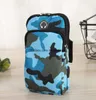 Universele tactische Army Camo Nylon Mobiele telefoon armtas Molle mobiele telefoons Pouch Bags Cover Case voor Outdoor fitness Sport reizen Klimmen