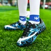 Rain Boots ZHENZU Football Kids Men Women Boys Soccer Shoes Cleats Training Sport Sneakers Size 3545 230721