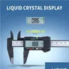 Compassos de calibre vernier 150mm lcd digital paquímetro eletrônico plástico com bateria medidor micrômetro ferramenta de medição drop entrega escritório scho dhcgc
