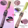 Irons Hot grzebień prosto Curling elektryczny grzebień na amerykańskie włosy afrykańskie Pente Quente Peigne szofer Lisseur Cheveux Styling Tools