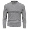Męskie swetry męskie pullover swobodny sweter męski kpina szyja ciepła 2023 jesienna zimowa dzianina koszulka man man mężczyzna