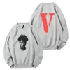 Vlone Hoodie Fashion Mens Mens White Snake Tshirt знаменитые дизайнерские толстые толсты