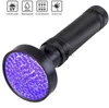 18W Super Bright 100LED Paars Licht 395-400nm LED UV Zaklamp Zaklamp violet Lichten Zaklampen Draagbare schorpioenlamp geld controleren inspectie fakkels