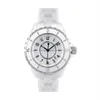 H0968 Ceramic Watch Fashion Märke 33 38mm vattenbeständiga armbandsur Luxury Women's Watch Fashion Gift Märke Luxury Watch R309i