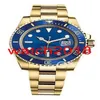 Luxury Watch New 18k Gelbgold Blaues Zifferblatt Automatische Herren Uhr 116618 BL Mechanische Herren Uhren Herren Uhr Top Quality270o