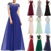 In Stock Real under 40 Cheap Chiffon 8 Colors Bridemaid Dresses Lace A Line Maid Of Honor Dresses 2019 Wedding Guest Dress271U