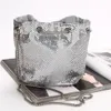 Fabrik-Einzelhandel. Ganz neue, handgefertigte, hübsche Abendtasche aus Aluminiumblech, Tubbiness-Clutch für Hochzeitsbankett, Party, pormMor317z