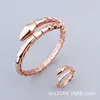 Fashion Accessories Fengqi Snake Bracelet Ring Set Smooth and Simple Snake Bone Women's Favorite Jewelry Network Popular Style