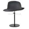 Présentoir de chapeau en métal réglable porte-casquette de chapeau suspendus noir 5PCS224G