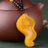 Topaz guanyin Buddhaidhadant Men and Women238rのためのペンダント