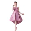 Robes de filles mode princesse enfants jupe tendance respirant dentelle maille fleur broderie vêtements A06223S