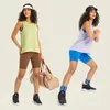 Nuova tuta da yoga da donna all'aperto senza maniche esercizio fitness estate traspirante t-shirt casual Quick Drive che assorbe il sudore