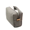 Cosmetic Bags Fabric Texture Bag Women PU Leather Storage Landscape Travel Pouch Makeup Sleeve Fashion Coin Purse