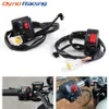 MOTORCYCLE 7 8 Styrkontroll Switch Horn Turn Signal Spenchljus dimlampa Elektrisk Start Switch Connector Push -knapp SWIT262N