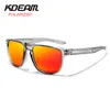 Sunglasses KDEAM Classic Square Polarized Women Men 2023 Mirror Driving Glasses High Quality Colorful Real Film Shades Uv40