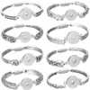 Bracelets porte-bonheur bijoux bouton pression Bracelet magnétique pour femmes boutons 18mm bracelets interchangeables197w