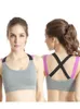 Yoga Outfit Indietro a forma di croce senza anello in acciaio Reggiseno sportivo Gilet professionale antiurto da corsa Fitness intimo donna BRI06