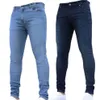 2020 Hole Denim Jeans neri Mens Business Skinny Jeans strappati homme Pantaloni da motociclista Casual Stretch Matita Pantaloni Pantaloni da uomo pa298u