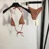 23ss bikini Costumi da bagno Costume da bagno a due pezzi Bikini da donna costume da bagno firmato GG ricamato con lettere intimo femminile con lacci mutandine a triangolo abiti da donna a1