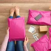 100 шт -розовые поли -почтовые почтовые пакет с помощью почтового пакета почтовые рассылки курьерные конверты подарочные пакеты курьерные сумки для хранения y200703048